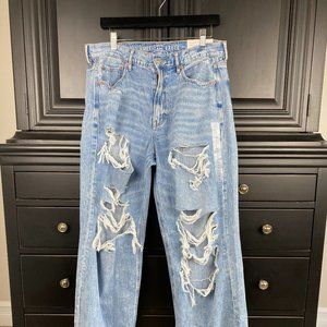 American Eagle Super-High Rise Baggy Wide Leg